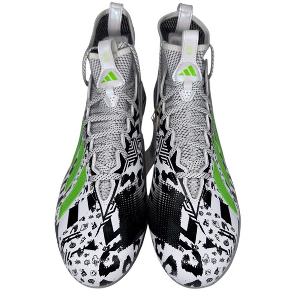 Adidas Freak 23 Combine Bounce Mens Size 16 Football Cleats Mismatch Design Sock - Picture 4 of 8